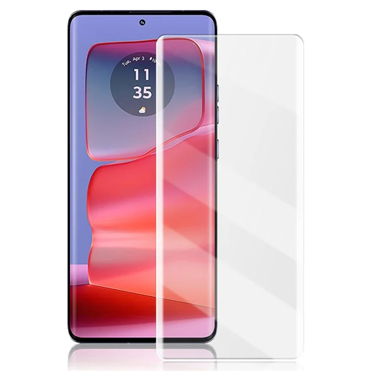 MOCOLO For Motorola Edge 50 Ultra 5G / Moto X50 Ultra 5G / Edge 50 Pro 5G Screen Protector UV Liquid Curved Tempered Glass Film