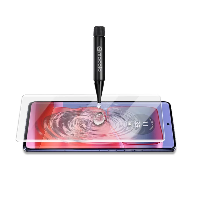 MOCOLO For Motorola Edge 50 Ultra 5G / Moto X50 Ultra 5G / Edge 50 Pro 5G Screen Protector UV Liquid Curved Tempered Glass Film
