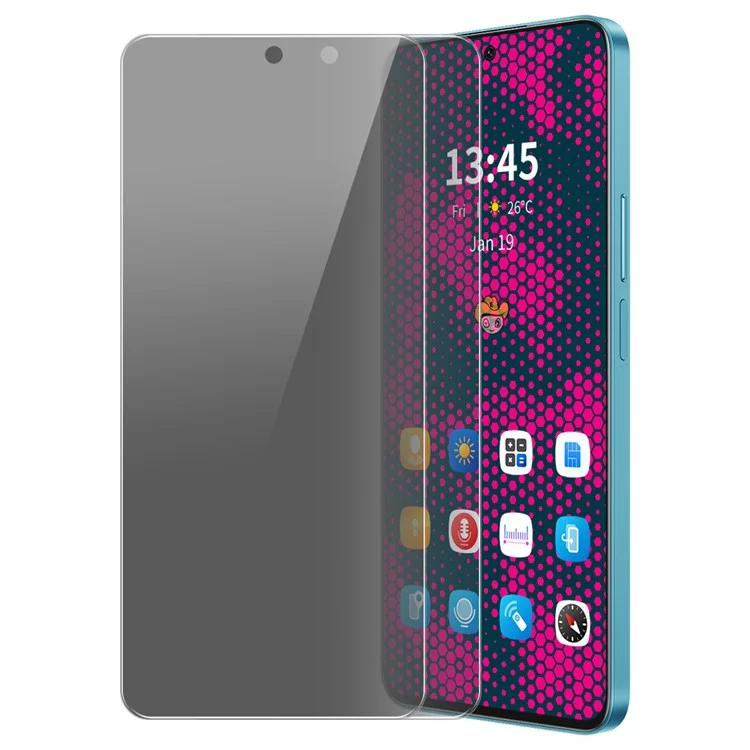 ENKAY HAT PRINCE 2Pcs For TECNO Spark Go 2024 4G Protector de pantalla Anti-Espía Protección contra arañazos
