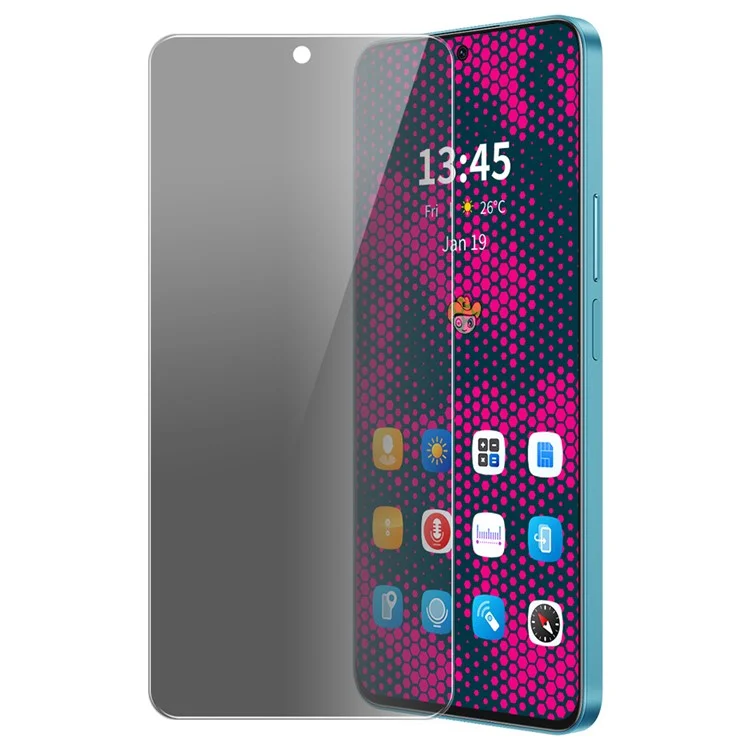 ENKAY HAT PRINCE Für TECNO Camon 20 Premier 5G Vollverklebung 28-Grad-Anti-Spion-Bildschirmschutz
