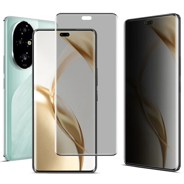 IMAK For Honor 200 Pro 5G Protezione dello schermo in vetro temperato anti-spia curvo 3D (versione senza bordi)