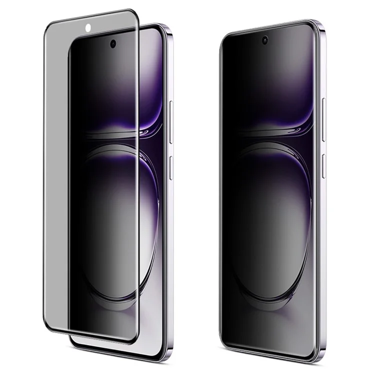 IMAK Pour Oppo Reno12 5G (Chine) / Reno12 Pro 5G (Chine) Protecteur d'écran anti-espion full screen 3D incurvé