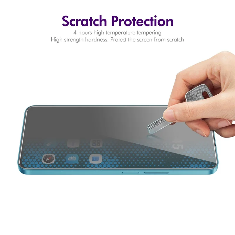 ENKAY HAT PRINCE 5 stk til Oppo A96 4G, beskyttelsesfilm mod spionage, jævn overflade