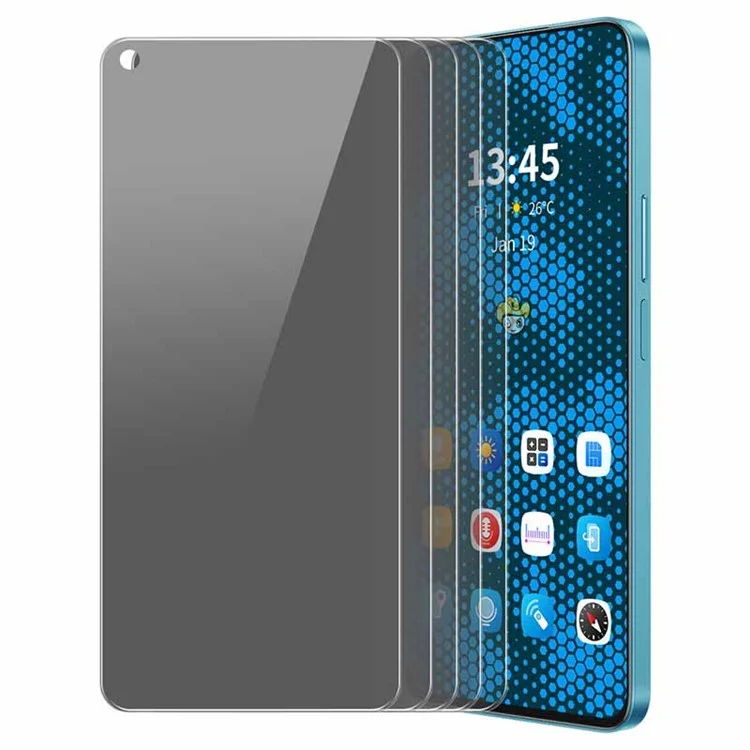ENKAY HAT PRINCE 5Pcs Per Oppo A78 4G Protezione Dello Schermo Antispionaggio Trasparente Tocco Morbido