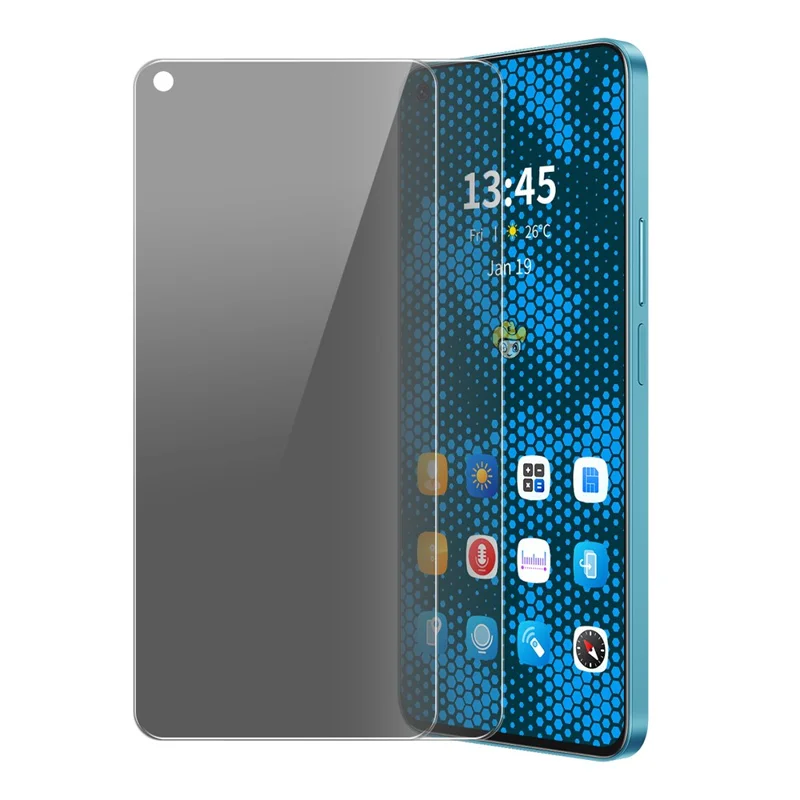 ENKAY HAT PRINCE 2Pcs For OnePlus Nord 2T 5G Clear Screen Protector Anti-Glare Full Cover Anti-Peep