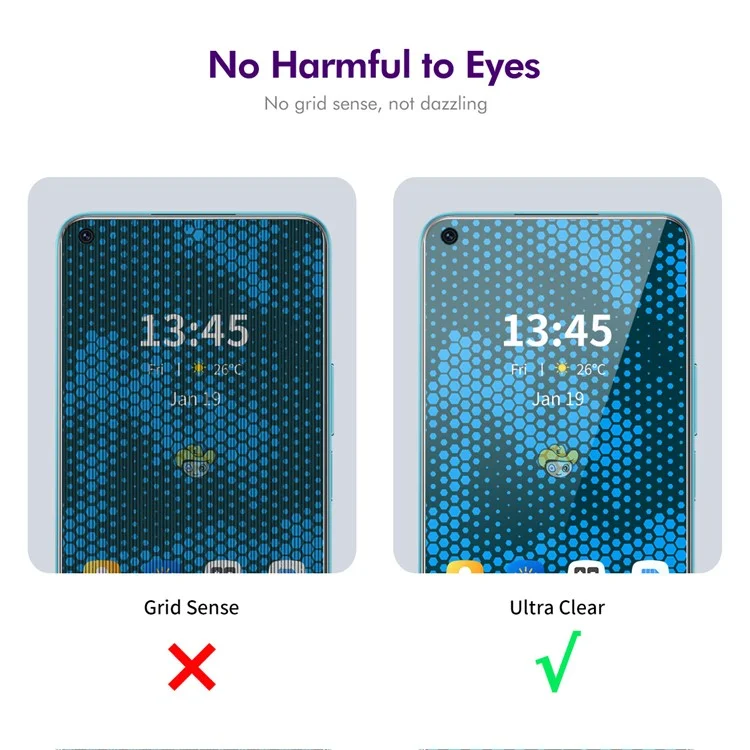 ENKAY GORRA PRÍNCIPE 5 uds. para Realme 9 Pro+ 5G Protector de pantalla resistente a los arañazos Anti-espía