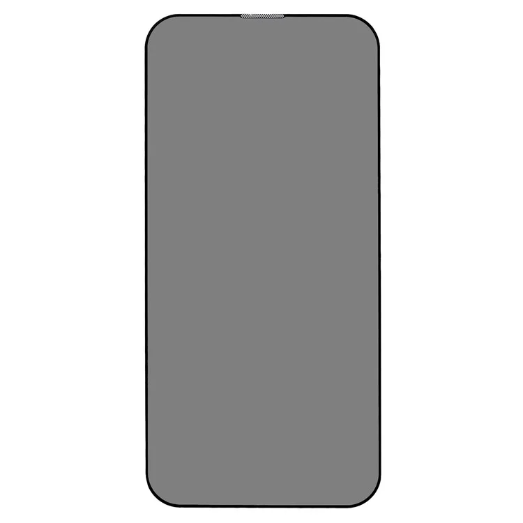 Für iPhone 14 6.1 Zoll Gehärtetes Glas Seidendruckschutz gegen Ausspähung mit Kunststoffspritzwerkzeug für die Installation