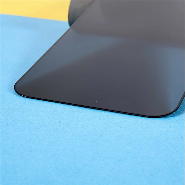 Für iPhone 14 6.1 Zoll Gehärtetes Glas Seidendruckschutz gegen Ausspähung mit Kunststoffspritzwerkzeug für die Installation