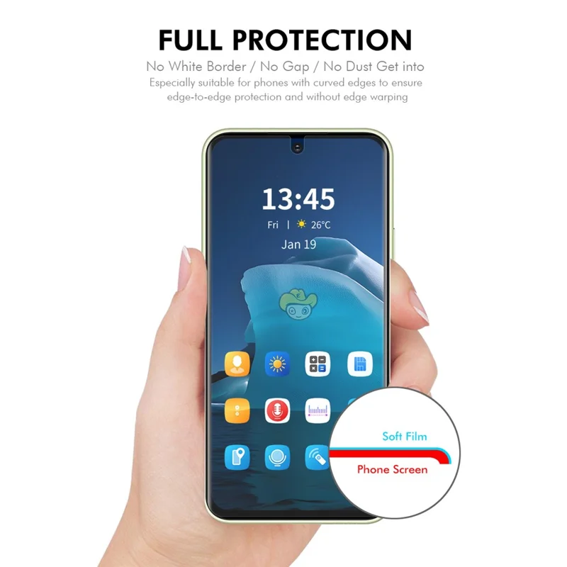 ENKAY HAT PRINCE For Oppo Reno11 F 5G Full Glue TPE+PET+TPU Hydrogel Film Phone Screen Protector