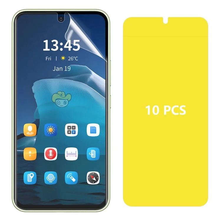 ENKAY HAT PRINCE 10Pcs For Oppo Reno8 Pro 5G (Global Version)  /  Reno8 Pro+ 5G (Global Version) Screen Protector TPE+PET+TPU Hydrogel Film