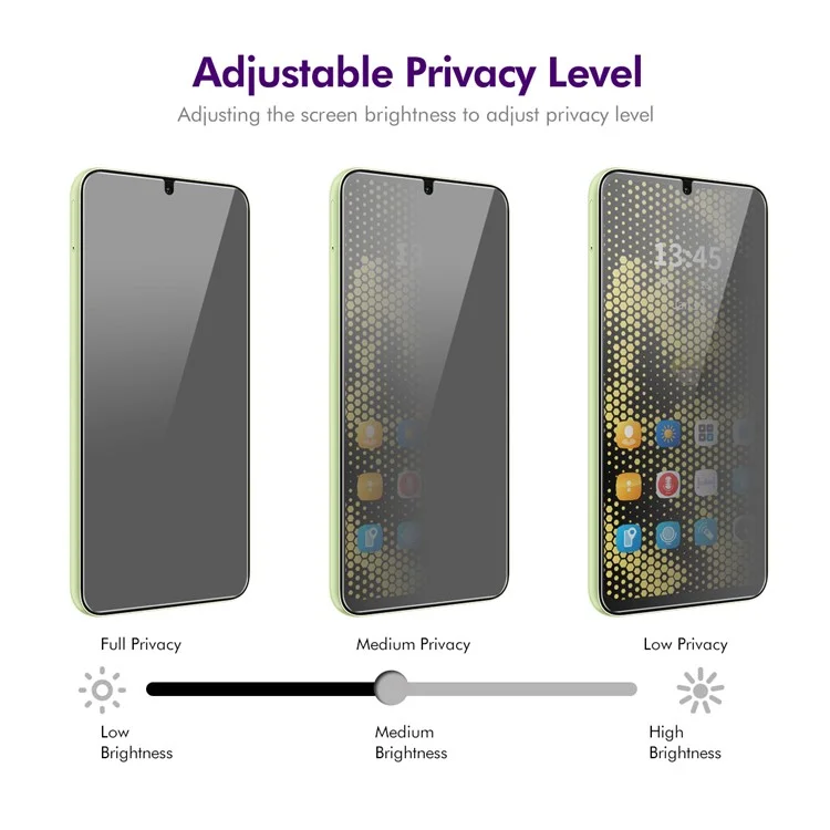 ENKAY HAT PRINCE For ZTE Blade A72  /  V40 Vita Screen Protector Anti-Glare Ultra Clear Anti-Peep