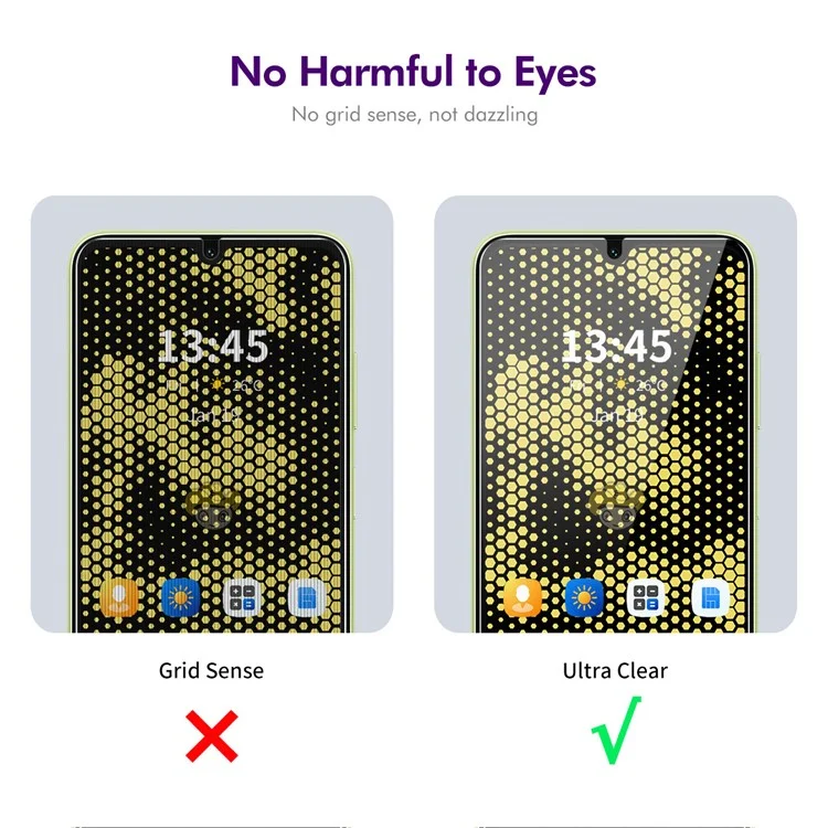 ENKAY HAT PRINCE For ZTE Blade A72  /  V40 Vita Screen Protector Anti-Glare Ultra Clear Anti-Peep