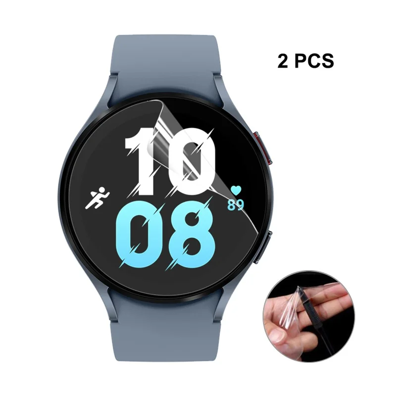 ENKAY HAT PRINCE 2Pcs / Pack Per Samsung Galaxy Watch 5 44mm Protezione Dello Schermo Antiurto in TPU Anti-graffio a Copertura Totale