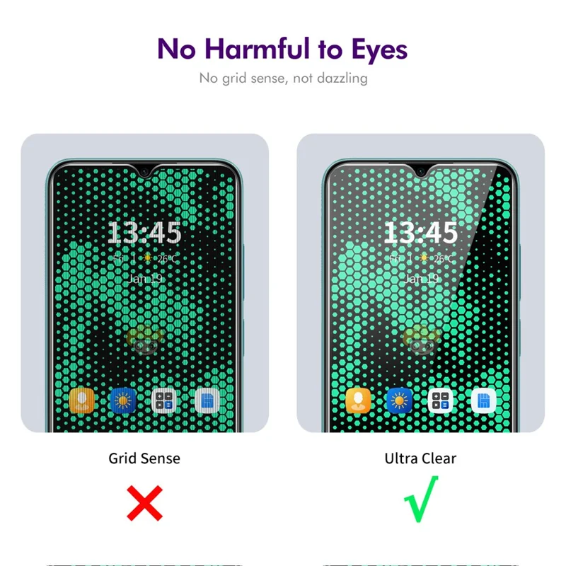 ENKAY HAT PRINCE 2Pcs For Oppo A17 4G Screen Protector 28-Degree Privacy Full Glue