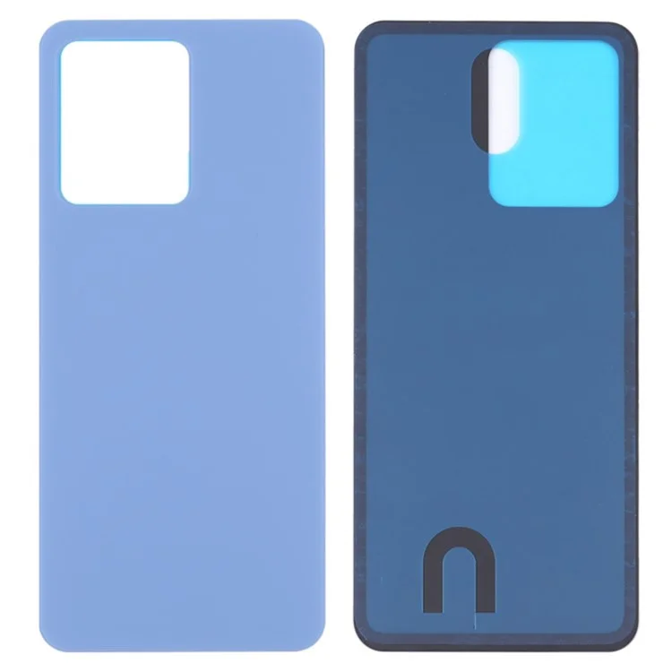 Für vivo S12 / V23 5G Matte Back Battery Housing Cover Ersatz (ohne Logo) - Blau