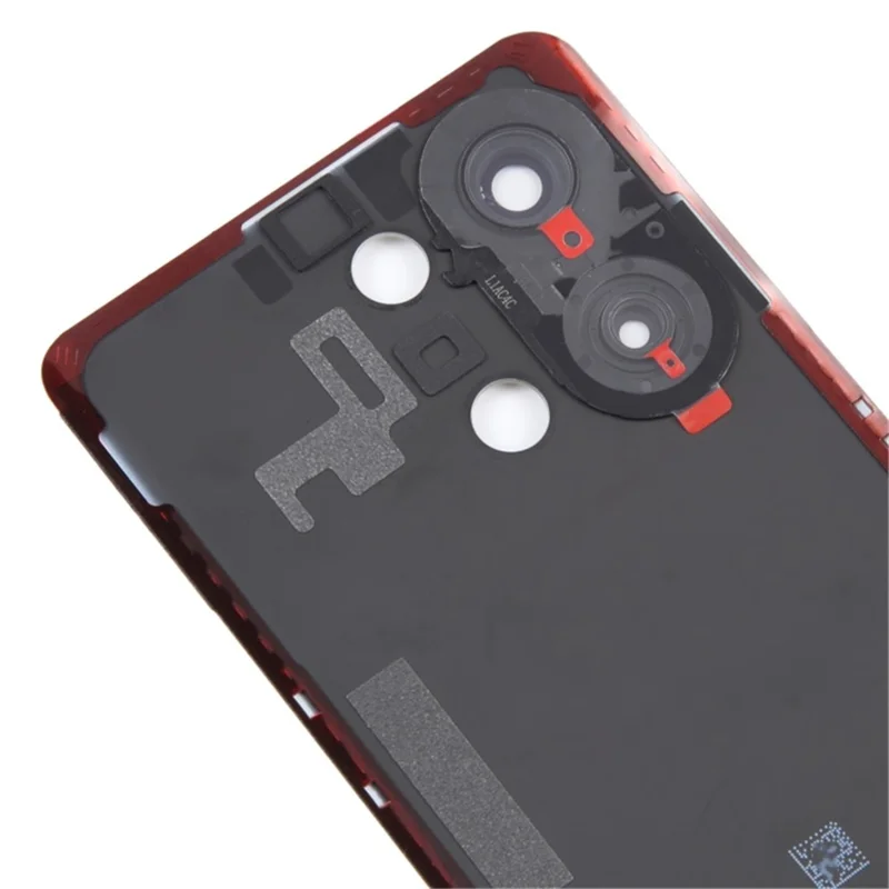Per Oppo Reno9 Pro 5G Coperchio Batteria Matte Back Custodia Posteriore con Anello Fotocamera Parti di Ricambio (Senza Logo) - Rosa