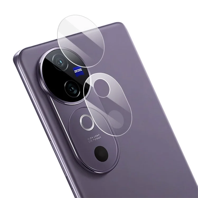 IMAK pour vivo V40 5G / V40 Pro 5G 1 Set Camera Lens Flim Verre Trempé Téléphone Arrière Lentille Film
