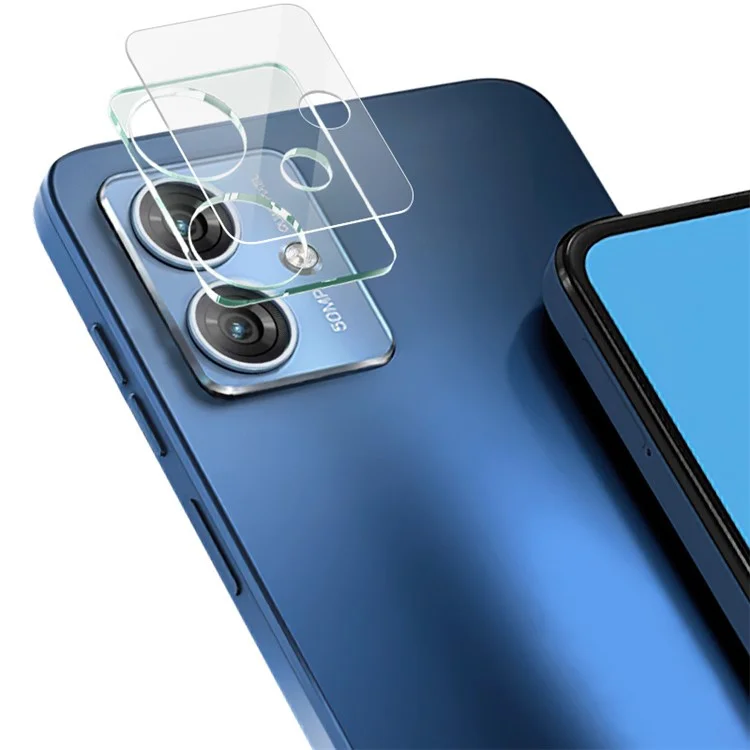 IMAK For Motorola Moto G64 5G Camera Lens Film Tempered Glass + Acrylic Lens Cap
