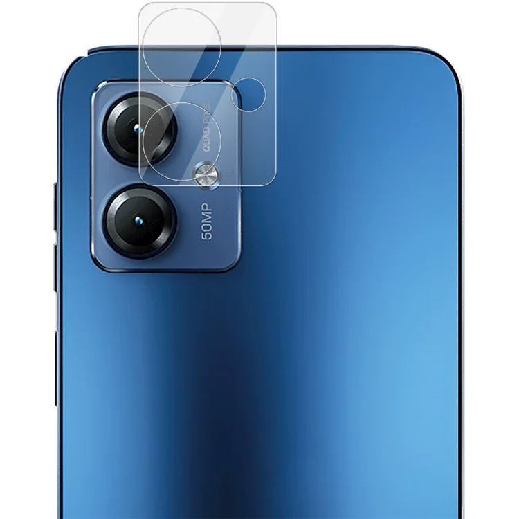 IMAK For Motorola Moto G64 5G Camera Lens Film Tempered Glass + Acrylic Lens Cap