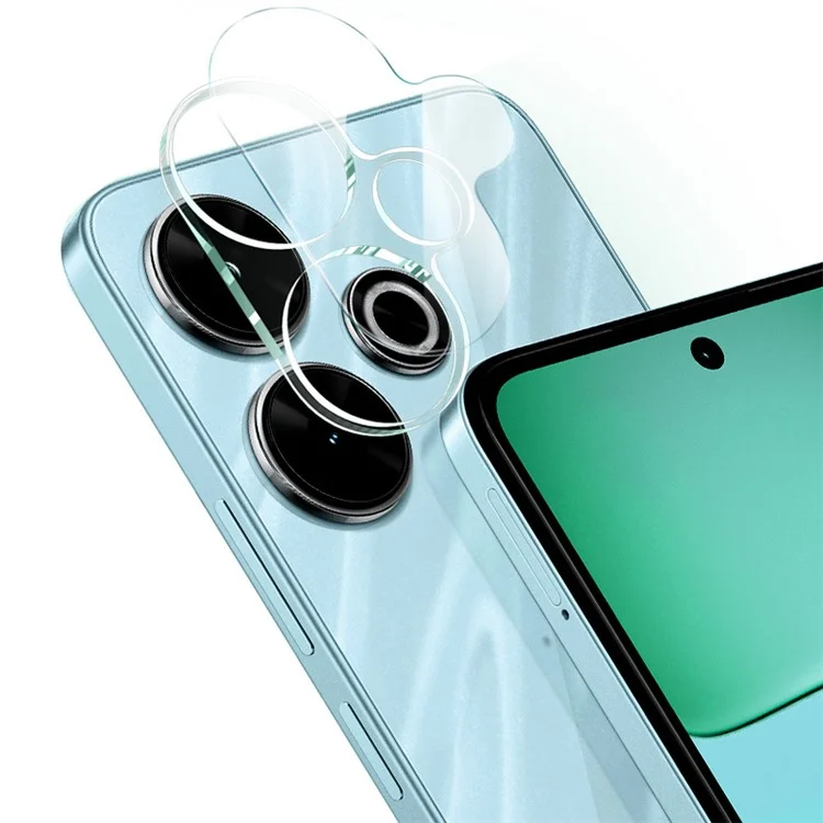IMAK Para Xiaomi Redmi 13 5G / 13 4G / Note 13R 5G / Poco M6 4G Protetor de Lente da Câmera + Tampa da Lente Acrílica