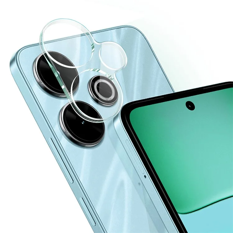 IMAK Para Xiaomi Redmi 13 5G / 13 4G / Note 13R 5G / Poco M6 4G Protetor de Lente da Câmera + Tampa da Lente Acrílica