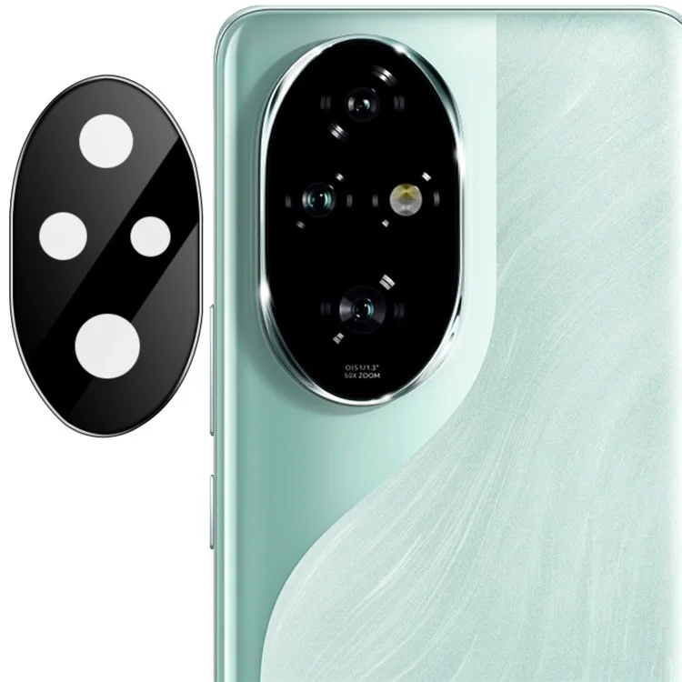 IMAK For Honor 200 Pro 5G Protetor de Lente de Câmera de Vidro Temperado (Versão Preta)