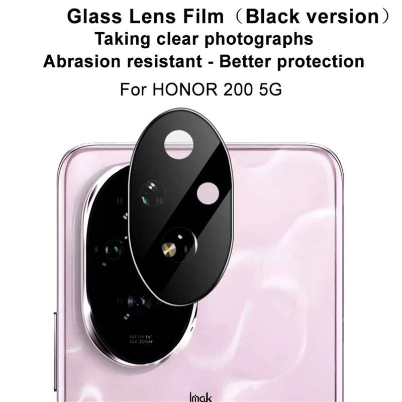 IMAK For Honor 200 5G Tempered Glass Camera Lens Film Cover (Black Version)