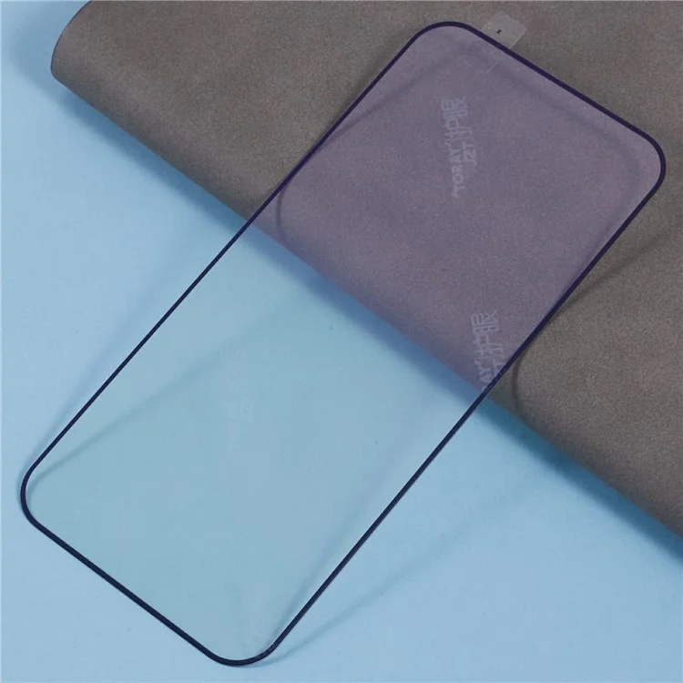 Para Google Pixel 9 / 9 Pro High Aluminium-Silicon Glass Screen Protector Proteção de Luz Roxa Impressão em Seda Película de Tela