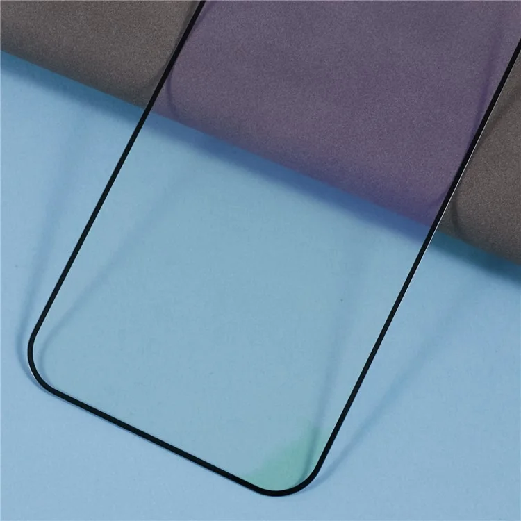 Para Google Pixel 9 / 9 Pro High Aluminium-Silicon Glass Screen Protector Proteção de Luz Roxa Impressão em Seda Película de Tela