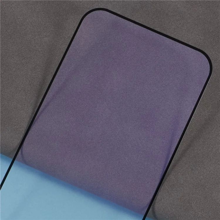 Para Google Pixel 9 / 9 Pro High Aluminium-Silicon Glass Screen Protector Proteção de Luz Roxa Impressão em Seda Película de Tela