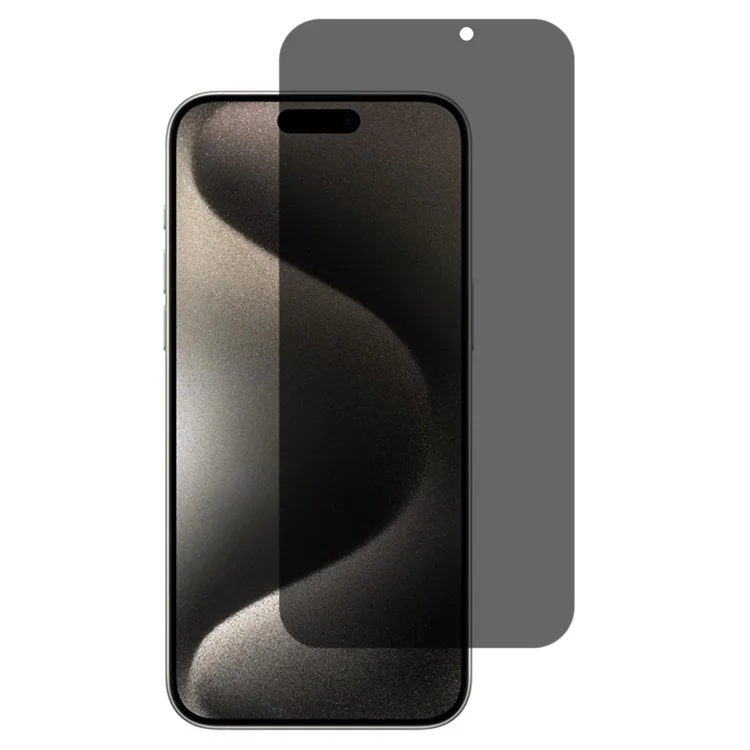 Защитная пленка из закаленного стекла против шпионажа для iPhone 16 Pro Max с полным экранным покрытием