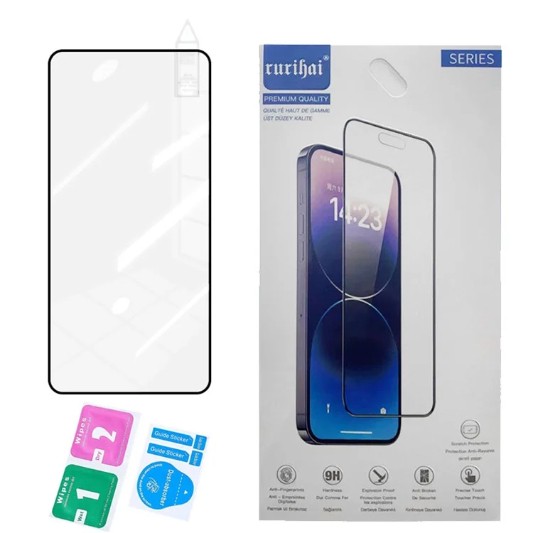 RURIHAI For OnePlus Nord 4 2.5D 0.26mm Screen Protector High Aluminum-Silicon Glass Film