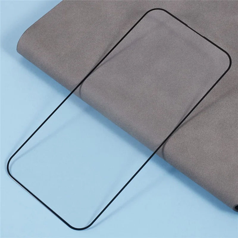 D Pro For iPhone 16 Pro Max Silk Printing Screen Protector Full Cover Tempered Glass Film