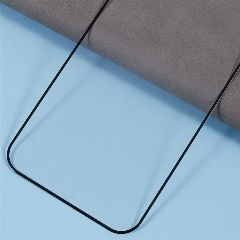 D Pro For iPhone 16 Pro Max Silk Printing Screen Protector Full Cover Tempered Glass Film