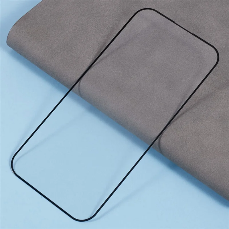 D Pro For iPhone 16 Pro Tempered Glass Full Screen Protector Silk Printing HD Clear