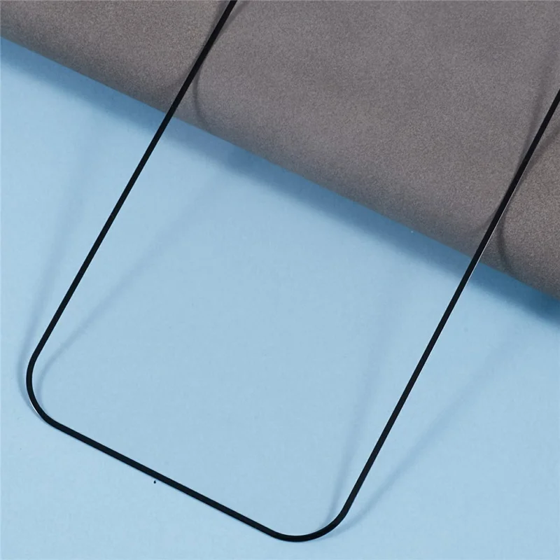 D Pro For iPhone 16 Pro Tempered Glass Full Screen Protector Silk Printing HD Clear