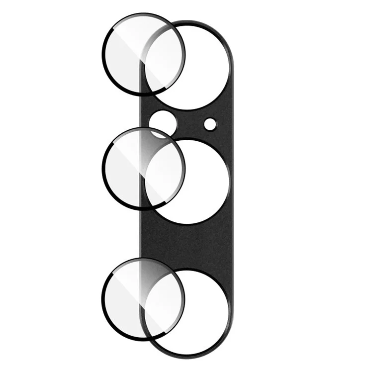 IMAK For Sony Xperia 1 VI Camera Lens Protector Metal+Tempered Glass Lens Film - Black