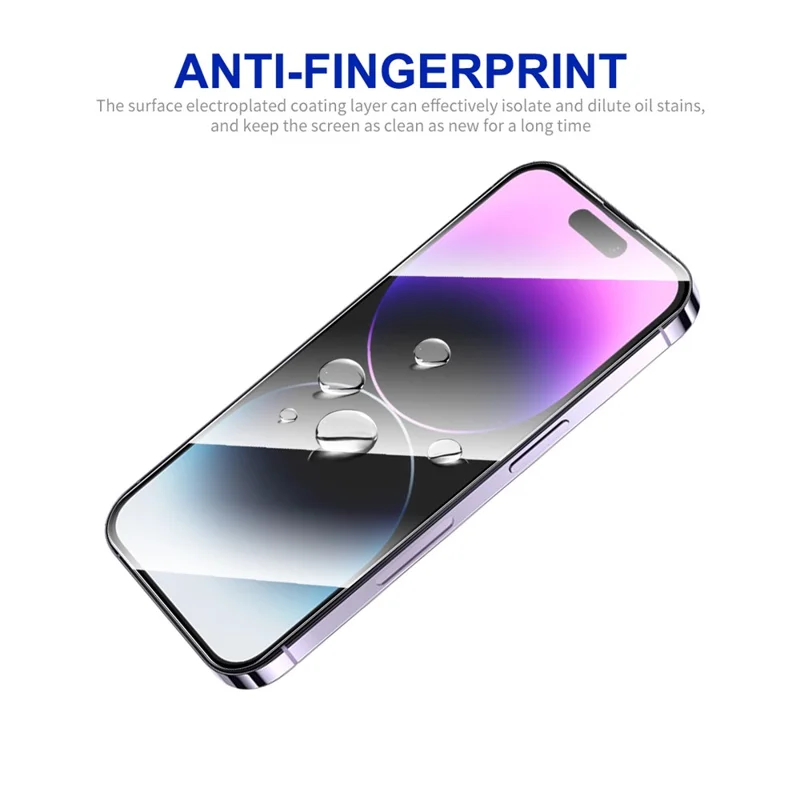ENKAY HAT PRINCE 5 stk til iPhone 16 Plus / 15 Plus Skærmbeskytter 0,26 mm Silkeprint Højt aluminium-silicium glasfilm