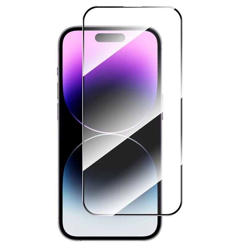 ENKAY HAT PRINCE til iPhone 16 Plus / 15 Plus Skærmværn Eksplosionsbeskyttelse 9H Silkeprint 0,26 mm Skærmfilm