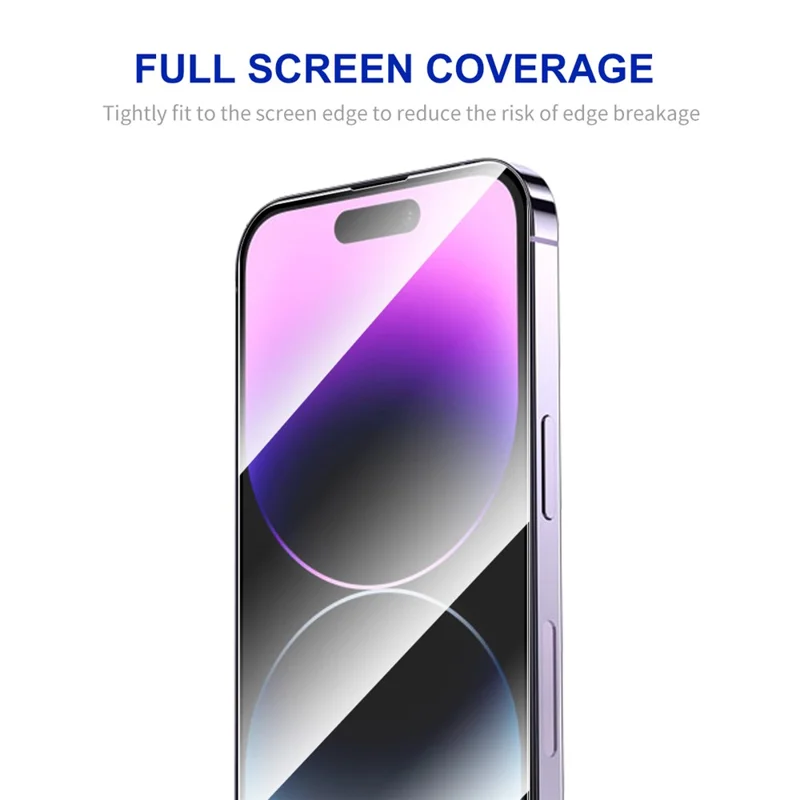 ENKAY HAT PRINCE til iPhone 16 Plus / 15 Plus Skærmværn Eksplosionsbeskyttelse 9H Silkeprint 0,26 mm Skærmfilm