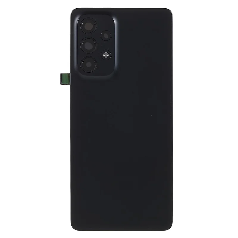 For Samsung Galaxy A53 5G A536 Battery Housing with Adhesive Sticker + Camera Lens Cover (Without Logo) - Black