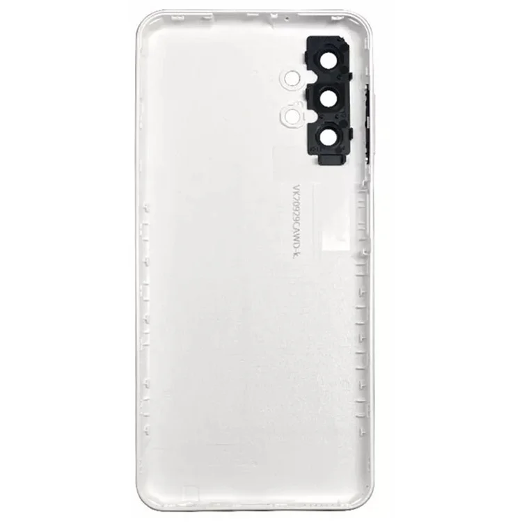 Para Samsung Galaxy A13 4G A135 Batería Carcasa con Cubierta de Lente de Cámara (Sin Logotipo) - Blanco