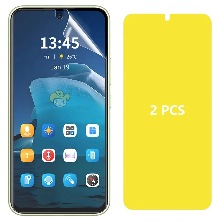 Protecteurs d'écran hydrogel TPE+PET+TPU ENKAY HAT PRINCE 2pcs pour Motorola Moto G62 5G