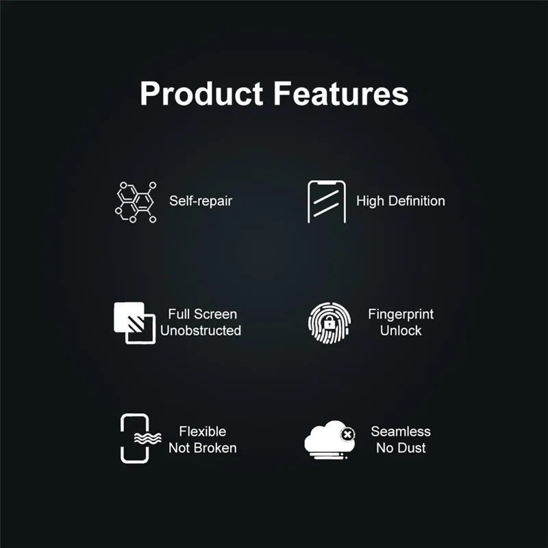 ENKAY HAT PRINCE Hydrogel Film 2Pcs For Honor Play6T Pro Full Screen Protector Scratch Protection