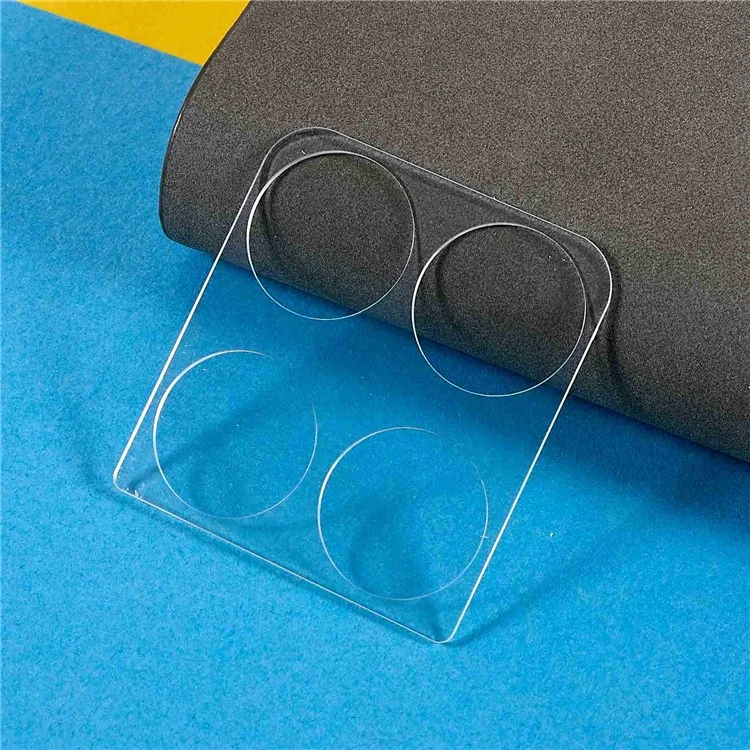 Pour OnePlus 10T 5G / Ace Pro 5G 2Pcs / Set Pas d'empreinte digitale Protecteur d'objectif de caméra HD 3D Arc Edge Film en verre trempé