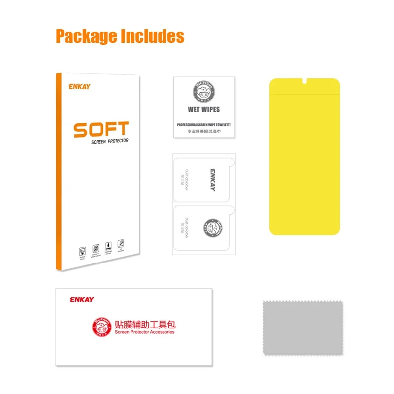 ENKAY HAT PRINCE For Motorola Moto G24 4G Soft Hydrogel Screen Protector High Definition