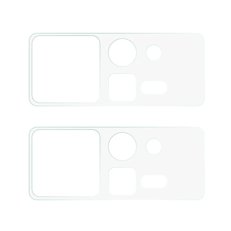 Per Xiaomi Mix Fold 2 5G 2pcs / Imposta HD Accurate Cutut Camera Protector Protector 3D Filmo Temped Glass Film Temped Glass Film