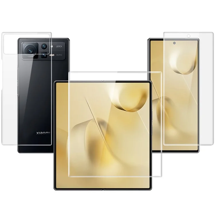 IMAK Hydrogel Film III Für Xiaomi Mix Fold 2 5G TPU Film Phone Bildschirm + Innenbildschirm + Zurücker Beschützer