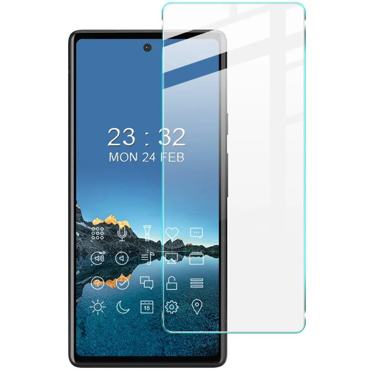 IMAK H Series для Google Pixel 6a Закаленная стеклянная пленка Полностью клеевая Ультрачистый ударопрочный экранный протектор