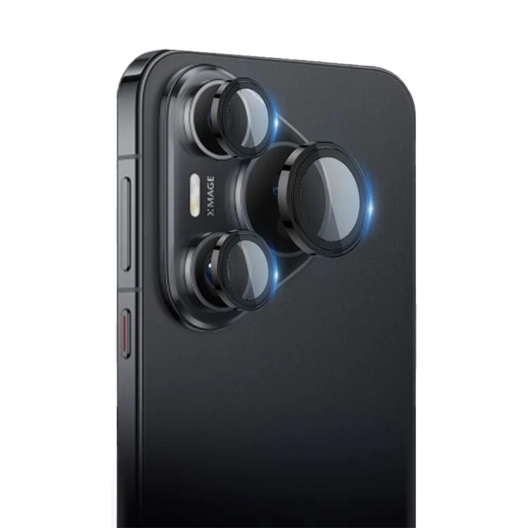 X-LEVEL AR Spotlight Series Per Huawei Pura 70 Protezione Obiettivo Fotocamera Set Vetro Temperato Individuale Pellicola Obiettivo - Nero